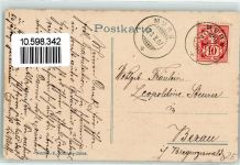 8872 Weesen 1907 Gebrauchsspuren Vogelschau Walensee