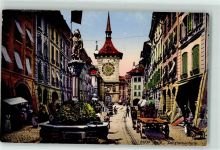Bern Zeitglockenturm Pferdekutsche