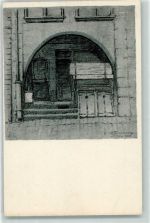 Bern Laube in der Kramgasse Bleistiftzeichnung von O Herrmann