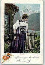 Bern 1902 Trachtenfrau