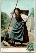 1904 - Tessiner Trachtenfrau