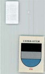 Unterkulm Vignette Wappen Kaffee Hag 1920-1940