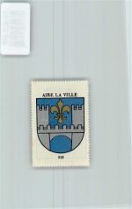 Aire-la-Ville Vignette Wappen Kaffee Hag ca 1920-1940