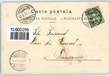 La Chaux-de-Fonds 1900 Briefmarkensprache
