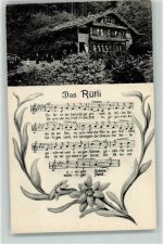 6441 Rütli - Chalet Noten und Text Rütlilied