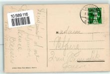 1820 Montreux Gebrauchsspuren Dampfschiff Hafen