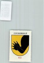 Courlevon Vignette Wappen Kaffee Hag ca 1920-1940 Bärentatze