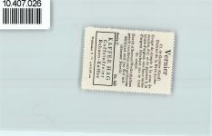 Vernier Vignette Wappen Kaffee Hag 1920-1940