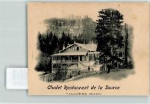 1337 Vallorbe Gebrauchsspuren Keine AK Chalet Restaurant de la Source