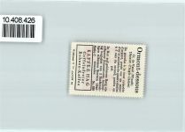 1862 La Comballaz Ormont-Dessous - Vignette Wappen Kaffee Hag ca 1920-1940 Turm