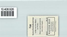 Egg Vignette Wappen Kaffee Hag ca 1920-1940