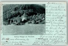 3658 Merligen 1909 Gebrauchsspuren Schloss Ralligen