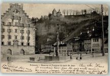 Fribourg 1905 Casern Fontaine du petit St.Jean