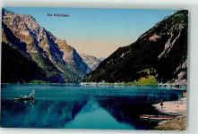 Klöntal Ruderboot auf dem See