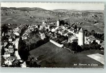 Romont FR Fliegeraufnahme