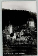 2042 Valangin - Kirche und Schloss