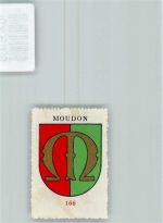 Moudon Vignette Wappen Kaffee Hag ca 1920-1940