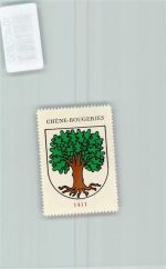 Chêne-Bougeries Vignette Wappen Kaffee Hag 1920-1940