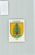 Lufingen Vignette Wappen Kaffee Hag ca 1920-1940 Tannenbaum