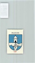 Prangins Vignette Wappen Kaffee Hag 1920-1940