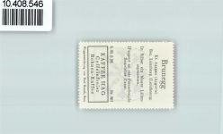 5505 Brunegg - Vignette Wappen Kaffee Hag ca 1920-1940 Lilienzepterstern