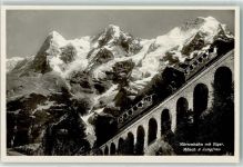 Mürren Mürrenbahn Eiger Mönch Jungfrau