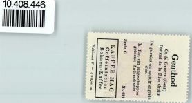 Genthod Vignette Wappen Kaffee Hag ca 1920-1940