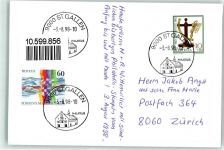 St. Gallen Philatelie PTT Stempel