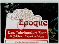 Arbon 1971 Belle Epoque Jahrhundertfest Neustempel