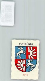 2805 Soyhières Bellerive JU - Vignette Wappen Kaffee Hag 1920-1940