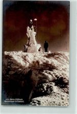 Säntis 1915 Windmesser im Eiskleid