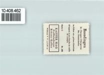 8254 Basadingen - Vignette Wappen Kaffee Hag ca 1920-1940 Kleeblatt