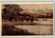 Muri b. Bern 1909 An der Aare sign. A Gurtner