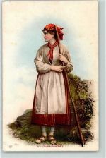 Urner Bauernmädchen aus dem Schächental