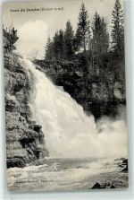 Les Brenets 1912 Saut du Doubs Ort lt. Stempel