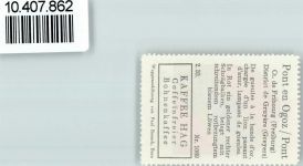 1644 Avry-devant-Pont - Vignette Wappen Kaffee Hag 1920-1940 Pont-en-Ogoz