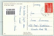 Sundlauenen MS Stadt Bern Eiger Mönch Jungfrau Ort lt. Stempel