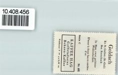 9403 Goldach - Vignette Wappen Kaffee Hag ca 1920-1940