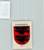 8840 Einsiedeln - Vignette Wappen Kaffee Hag ca 1920-1940 Raben