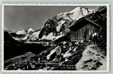 3961 Zinal Gebrauchsspuren Cabane du petit Mountet Hüttenstempel
