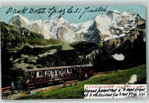 Mürren 1903 Bahn Eiger Mönch Jungfrau