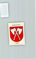 Boncourt Vignette Wappen Kaffee Hag 1920-1940