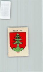 9607 Mosnang - Vignette Wappen Kaffee Hag ca 1920-1940 Tannenbaum