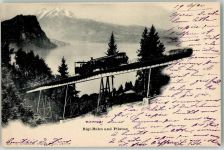 Rigibahn 1898 - Schnurtobelbrücke Pilatus