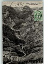 Bözingen 1907 Vogelschau Gorges de l Areuse