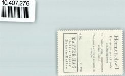 Hermetschwil-Staffeln Vignette Wappen Kaffee Hag 1920-1940 Linde