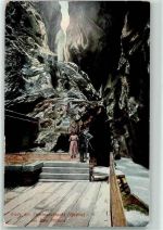 7310 Bad Ragaz 1909 - Ende der Taminaschlucht Quelle