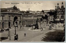 8000 Zürich 1912 - Bahnhofplatz Tram