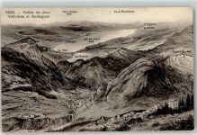 Ballaigues Vogelschau Vallee de Joux