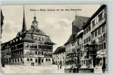 8260 Stein am Rhein - Rathaus Brunnen alte Bauwerke